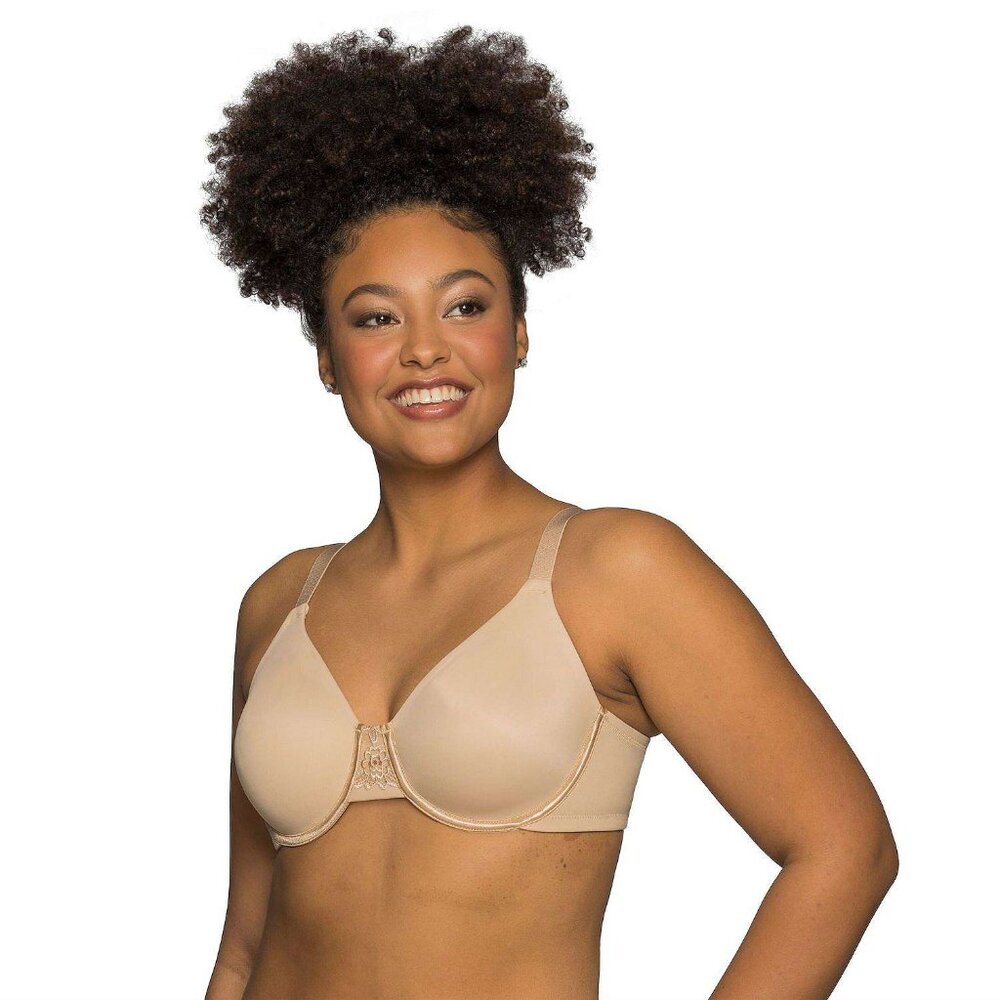 🆕VANITY FAIR Beauty Back Minimizer T-Shirt Bra 34DDD Beige #76080